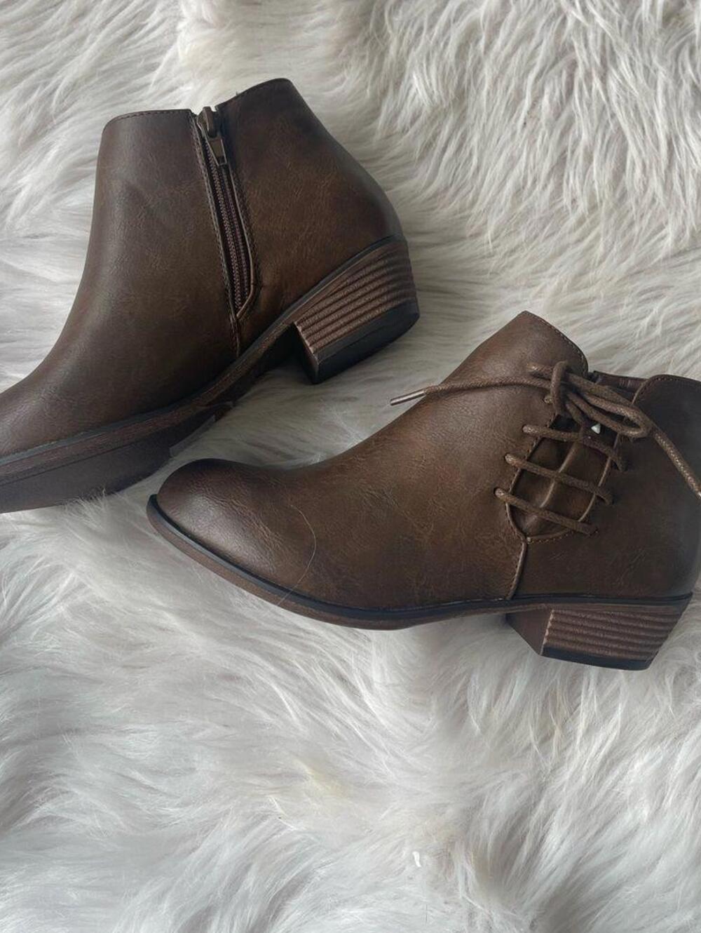 Brown Bootie 7.5 - Picture 2 of 2